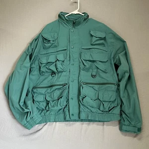 VINTAGE Penn Reels FISHING Jacket XL WITH 15 POCKETS - Picture 1 of 10