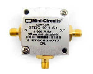 Mini-Circuits ZFDC-10-1-S+ Coaxial Directional Coupler, 50 Ohm, 1 to 500 MHz - Bild 1 von 2