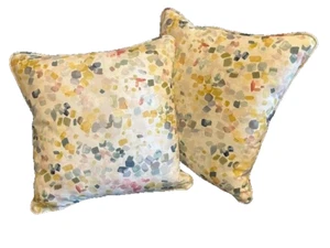 NUEVO ANUNCIO DAPPLE ABSTRACT DE JOHN LEWIS 1 PAR DE FUNDAS DE COJÍN DE 18". - Imagen 1 de 3