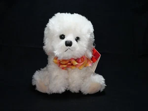 RUSS Softies Berrie Maltese Bichon Frise Rosa Bianca 8” Peluche Imbottito MUFFIN Cane - Foto 1 di 13