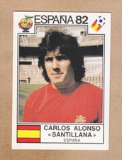 Panini - FIFA World Cup - Espana 82 - Carlos Alonso "Santillana" - Spain - # 308