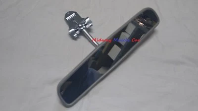 Hardtop Rear View Mirror & Bracket Assy 69-71 Chevy Pontiac Chevelle GTO Skylark - Image 1 of 4
