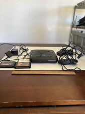 Sega Genesis Game Console Lot with Controllers and Two Games Works