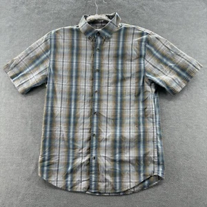 mountain khakis mens size m short sleeve button up plaid shirt - Picture 1 of 8