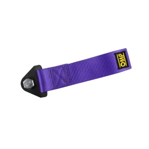 Juego de correas de remolque de carreras de alta resistencia LILA para gancho de remolque delantero trasero - Imagen 1 de 3
