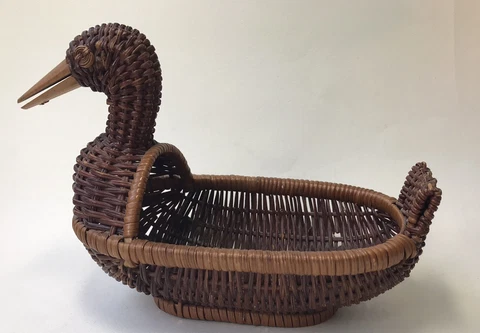 Straw Bird Basket Cover