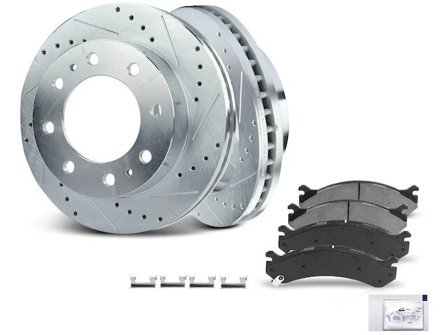 Kit de pastillas de freno delanteras y rotor 61QK98D para GMC Yukon XL 2500 2003-2013 Foto 1 de 1