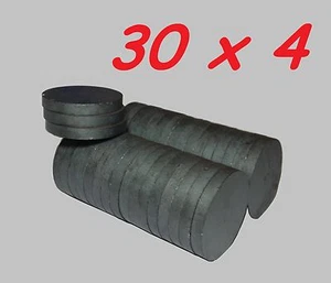 5 MAGNETI FERRITE 30X4 MM CALAMITA POTENTE FIMO CERAMICA MAGNETE CALAMITE - Foto 1 di 1