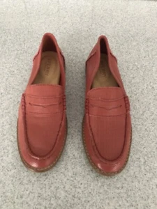 NEW Women's Sperry Top Sider Seaport Penny Loafer in Red Leather Size 5 - Picture 1 of 7