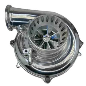KC TP38r Stage 3 Polished Turbo w/ CCV Mod For 94-98 Ford 7.3 Powerstroke OBS - Imagen 1 de 6