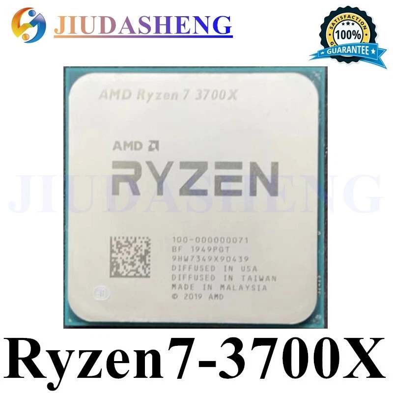 AMD Ryzen 7 3700X R7-3700X 3.6GHz 8Core 16Thr 32MB 65W AM4 CPU Processor - Image 1 of 1