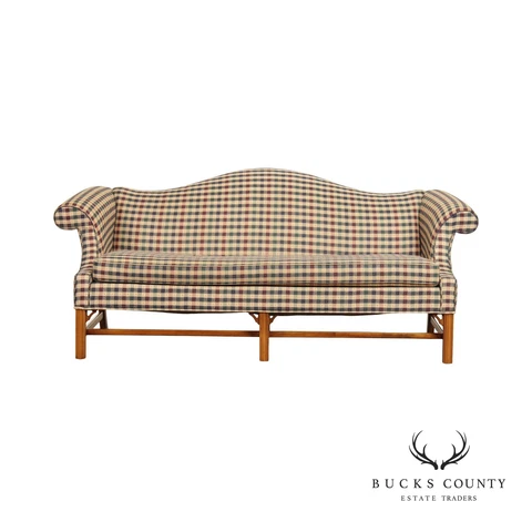 Ethan Allen Chippendale Style Camelback Sofa Cover
