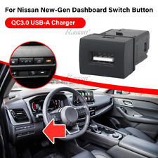 Auto USB-A QC3.0 Ladegerät Buchse Steckdose für Nissan Altima Sentra Juke 19-23