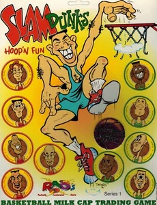 Vintage Pogs Set of 10 + Slammers * SLAMDUNKS * Rad's * Unpunched - Bild 1 von 2