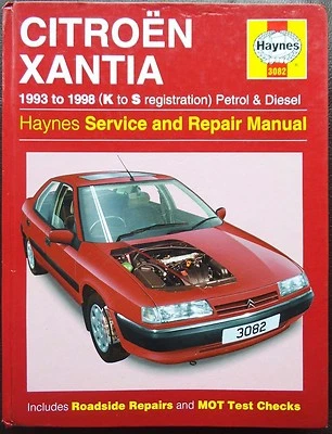 Citroen Xantia (petrol & diesel) Haynes Workshop Manual from 1993 to 1998. - Image 1 of 4