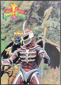 Saban 1994 Mighty Morphin Power Rangers Lord Zed & Goldar RC #49 Collect-A-Card - Picture 1 of 2