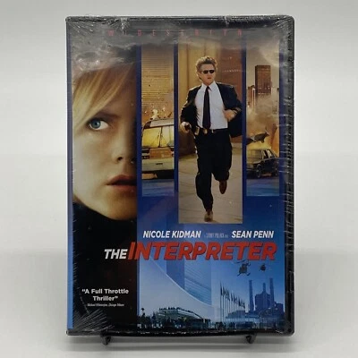 The Interpreter DVD 2005 Nicole Kidman Sean Penn Thriller Widescreen New Sealed - Image 1 of 3