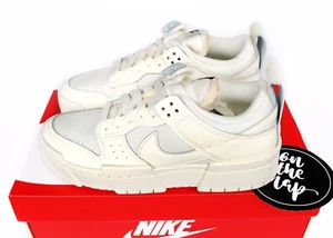 Nike Dunk Low Disrupt W Coconut Milk Sail Beige Cream UK 3 4 5 6 7 8 9 10 US Neu - Bild 1 von 12