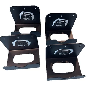 Wall-Mounted Door Storage Rack Bracket for Jeep Wrangler Doors - Picture 1 of 3