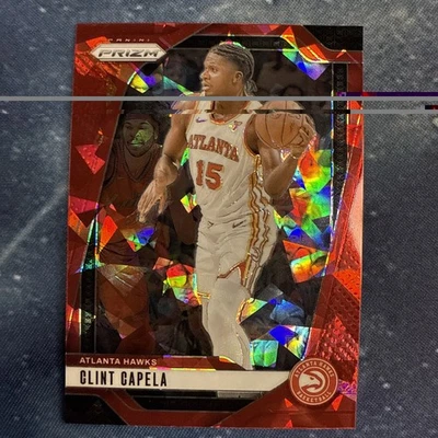 2024-25 Panini Prizm - Clint Capela #161 Red Ice Prizm - Image 1 of 4