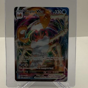 Kingler VMAX 029/172 Holo Ultra Rare Brilliant Stars Pokemon TCG NM - Picture 1 of 10