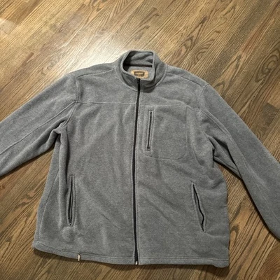 The Foundry Supply Co Men's 3XL Gray Soft Shell Fleece Jacket Fleece - Image 1 of 4