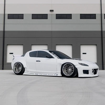 KBD Body Kits MS 4 Pc Polyurethane Full Body Kit For Mazda RX8 2004-2008 - Image 1 of 4