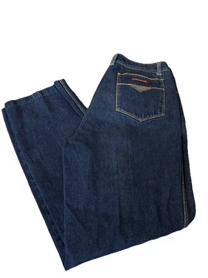 Jeans Jordache Vintage 36 L Cintura Alta Años 80-90 Cabeza de Caballo Logo Foto 1 de 4