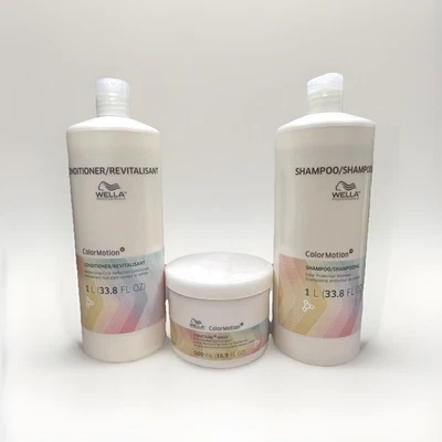 Wella Professionals ColorMotion Shampoo OR Conditioner 33.8 oz OR Structure Mask - Image 1 of 4