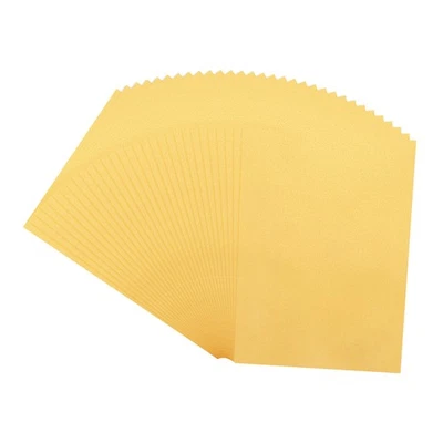 Colored Vellum Paper, 100 Sheet Bright Gold 5.9" x 8.3" Printable Vellum Paper - image 1 of 4