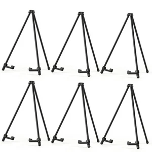 14" High Tabletop Instant Display Easel - Black Steel Small Tripod Easel Stan... - Picture 1 of 6