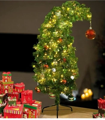 ⚡️GuassLee Artificial Christmas Premium Hinged Pine Tree 2ft👉includes Ornaments - Image 1 of 4