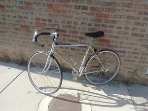 Vintage 1985 Fuji Touring Road Bicycle 58 cm, silver chrome, great condition - Picture 1 of 12