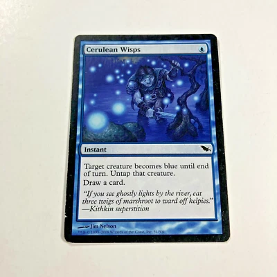 CERULEAN WISPS Shadowmoor MTG Magic the Gathering Cards HP - Image 1 of 4