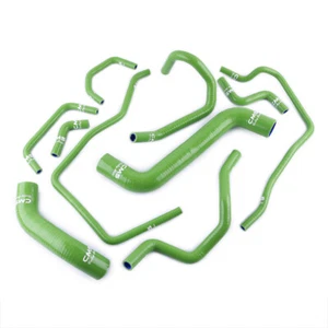 Green Radiator Heater Hose Kit for 2008-14 Subaru Impreza MK10 WRX/STI GRB GH8 - Imagen 1 de 11