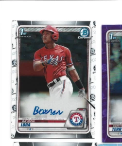 Bayron Lora 2020 Bowman Chrome 1st Auto - Picture 1 of 1