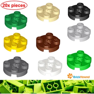 LEGO 4032 Plate, Round 2 x 2 with Axle Hole - 20pcs NEW (select a colour) - Picture 1 of 12