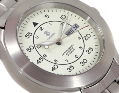 Cavadini Vintage Automatikuhr Miyota 8205 Tag Datum Saphirglas 41mm Klassiker  - Bild 1 von 4