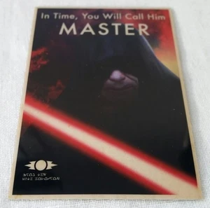 Topps 2015 Chrome Perspectives Sith Propaganda card Master 3 of 10 - Picture 1 of 2