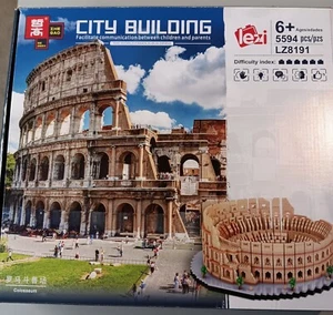 Lezi LZ8191 Stadtgebäude - Kolosseum - 5594 Teile - Alter 6+ - Schwierigkeit 6 - Bild 1 von 10