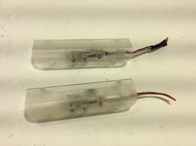 Nissan Altima 2004 2003 2002 dos paneles de puerta interiores transparentes lente de luz de cortesía Foto 1 de 2