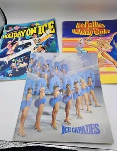 Lot 3 ICE CAPADES Figure Skating Programs 1979, 1980, 1981 Holiday & Follies - Picture 1 of 21