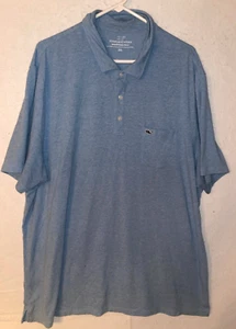 Vineyard Vines Edgartown Polo Para Hombres Talla 2XL Azul Manga Corta Camisa Ballena Preppy - Imagen 1 de 6