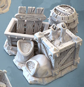 STL-FP105b - Fantasy Props - Supplies A - 32mm - Picture 1 of 3