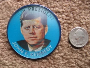Pin conmemorativo original John F. Kennedy... FLASHER DE COLOR político años 60 - Imagen 1 de 2