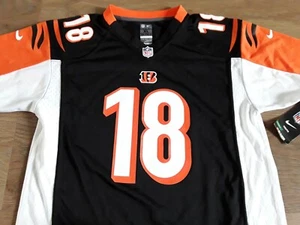 Cincinnati Bengals Nike NFL Trikot - Grün #18 - Jugend XL / Erwachsene Small - NEU - Bild 1 von 5
