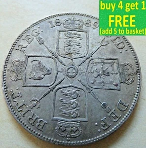 Victoria Double Florin Coin Sterling Silver Choose Your 1837-1901 - Picture 1 of 36