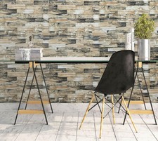 Brick Stone Wallpaper Stick and Peel Self Adhesive Removable Decor Vinyl Roll