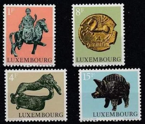 Luxemburg postfris 1973 MNH 858-861 - Kunst / Art Keltisch - Picture 1 of 1