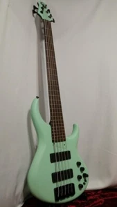 MTD 535-24 Surf Green 5 Strings Electric Bass Guitar - Picture 1 of 19